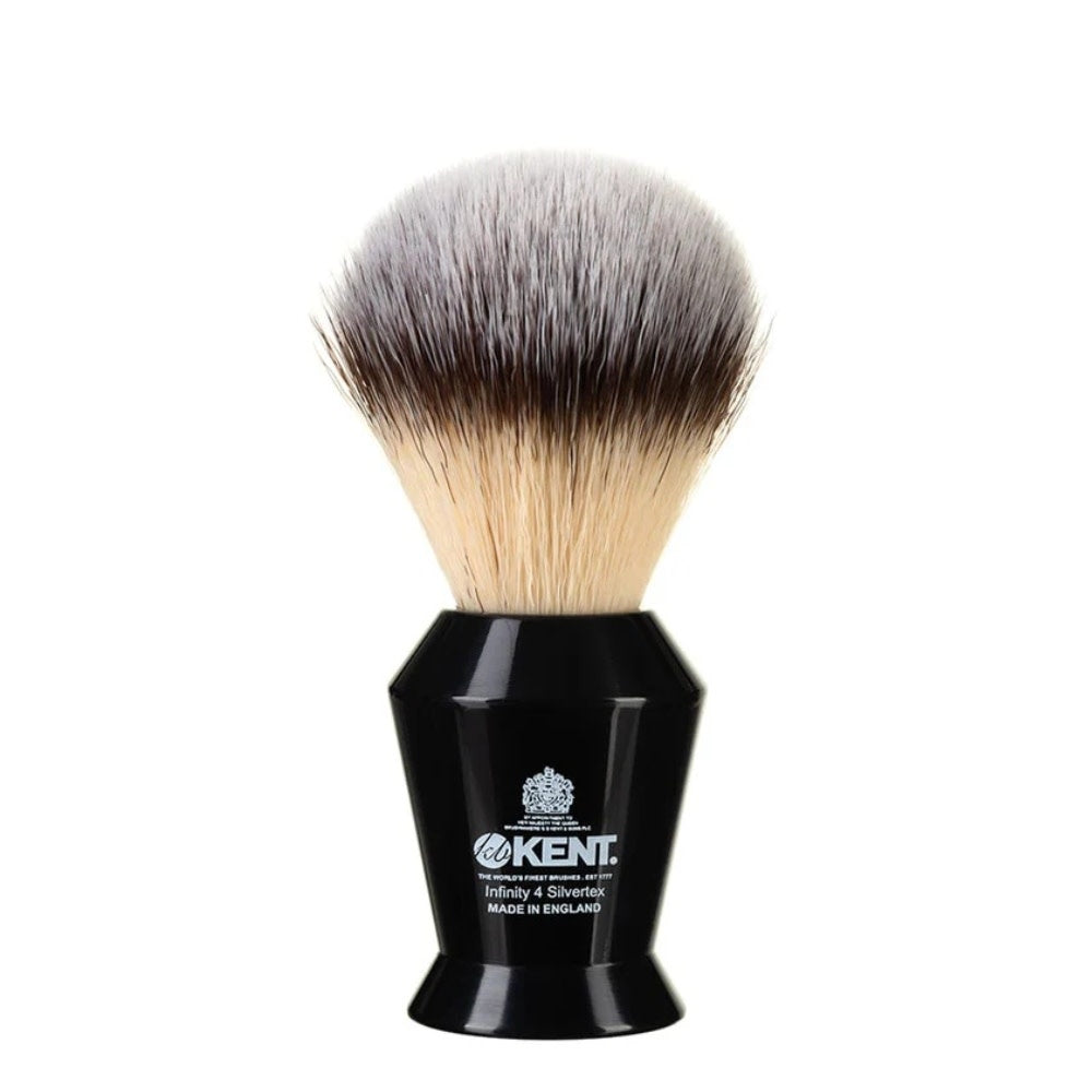 Infinity Plus 100% Synthetic Black Shaving Brush - Medium (22mm/0.87") - INF4 
