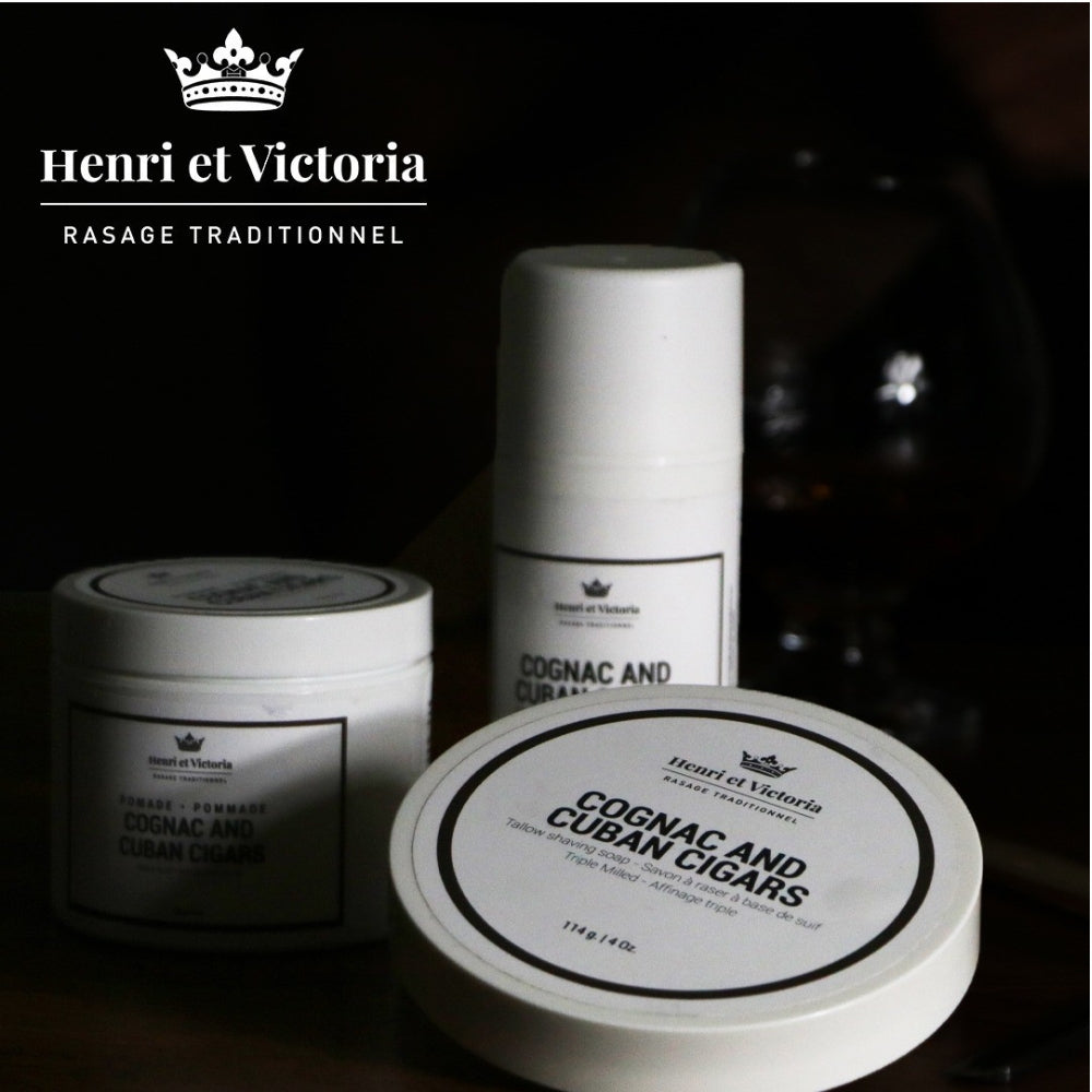 Savon à raser végan "Cognac and Cuban Cigars" (114g/4.0oz)