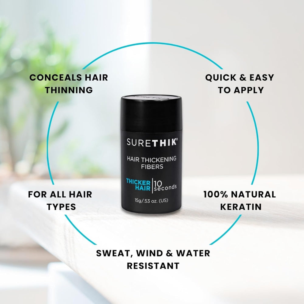 Fibres de kératine densifiant la masse "Hair Thickening Fibers" (15g/0.53oz) Auburn