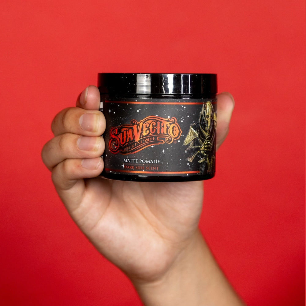 Suavecito X Star Wars - Pommade d'argile "Matte Pomade" Édition General Grievous Dark Side - Tenue moyenne, fini mat (113ml/4.0oz)
