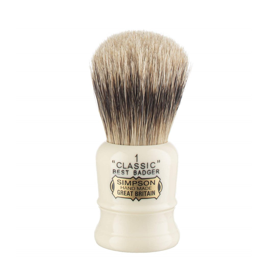 Blaireau - Classic CL1 ''Best Badger'' Ivoire - Medium (21mm/0.83'')