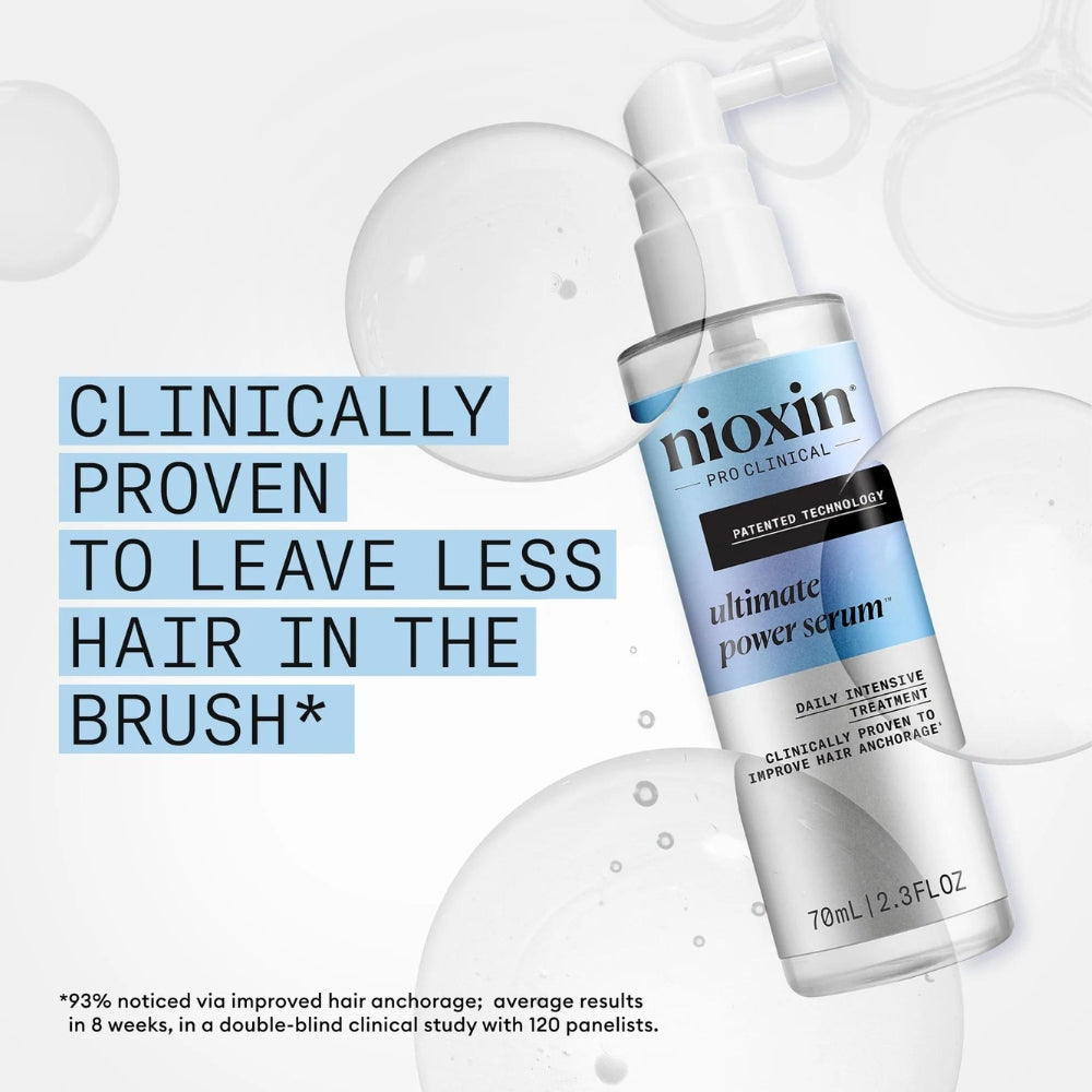 Sérum anti-amincissant "Ultimate Power Serum" améliore la résistance - Réduit la perte des cheveux tout en épaississant (70ml/2.3oz)