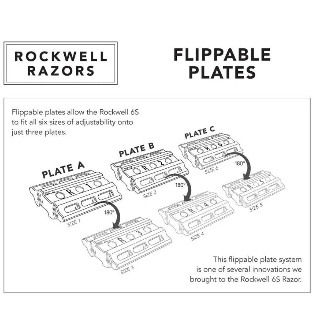 Rasoir de sûreté ajustable 6S - Bleu