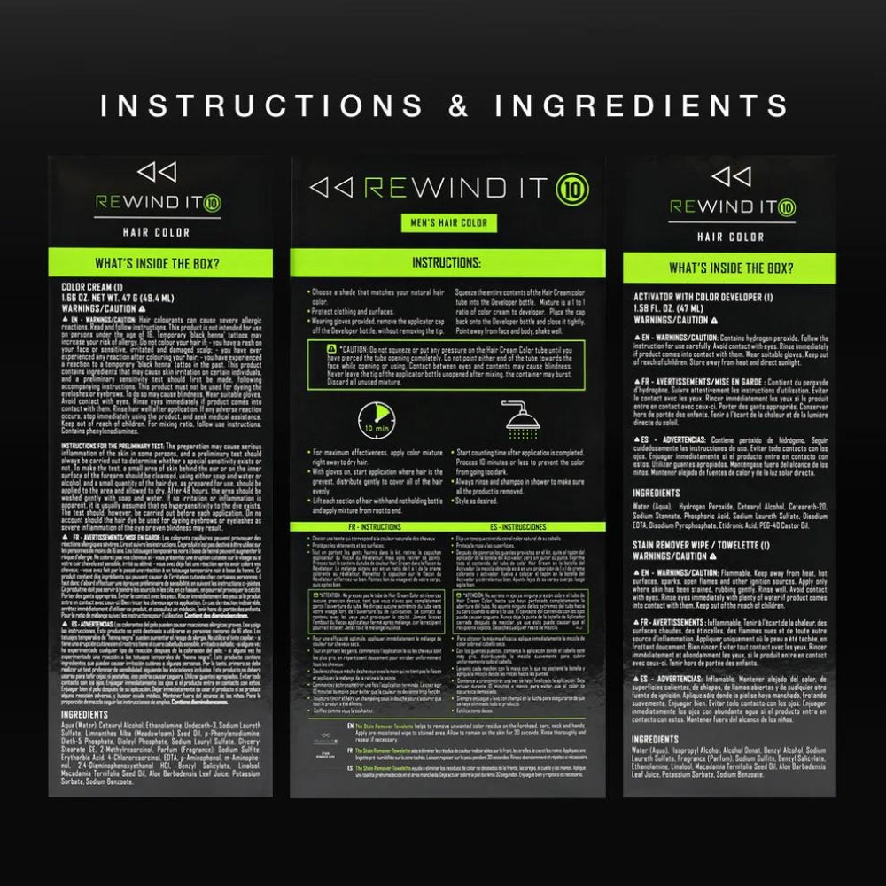 Coloration solution couleurs pour les cheveux - Brun clair