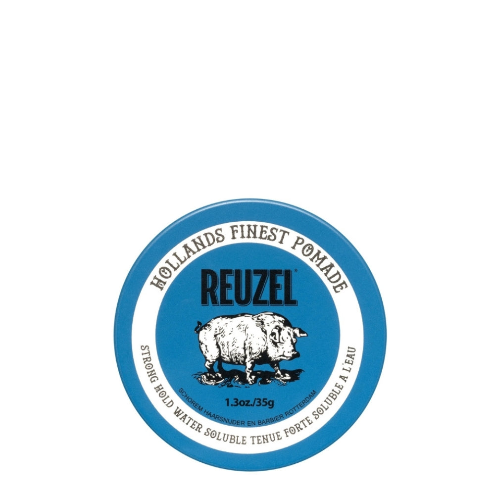 Pommade "Blue Pomade" - Tenue forte, brillance élevée