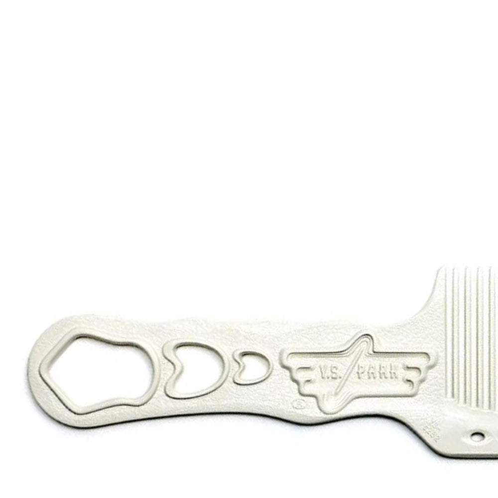 x Y.S.Park - YS-s282 Slim Type Flat Top Clipper Comb (240mm/9.45") - White