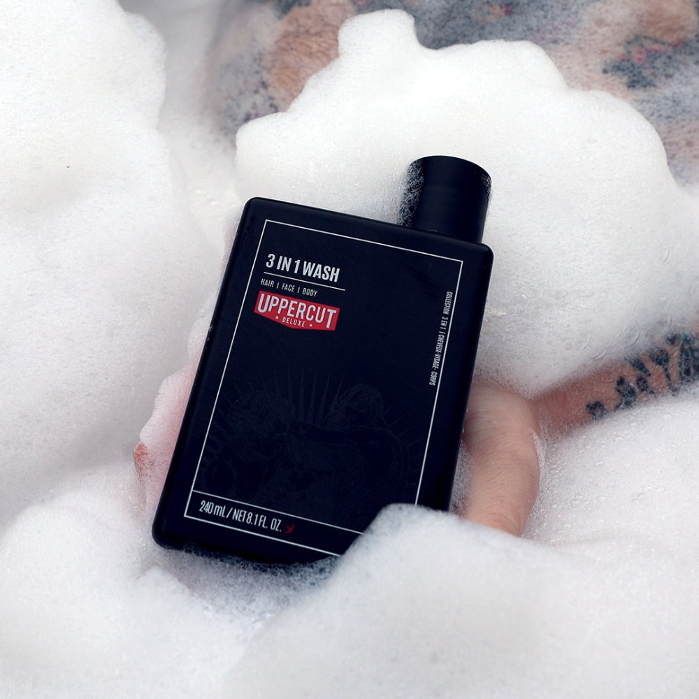 Uppercut Deluxe - Duo poudre coiffante et nettoyant 3 en 1 "Styling & 3 In 1" (20g/0.7oz, 240ml/8.1oz)