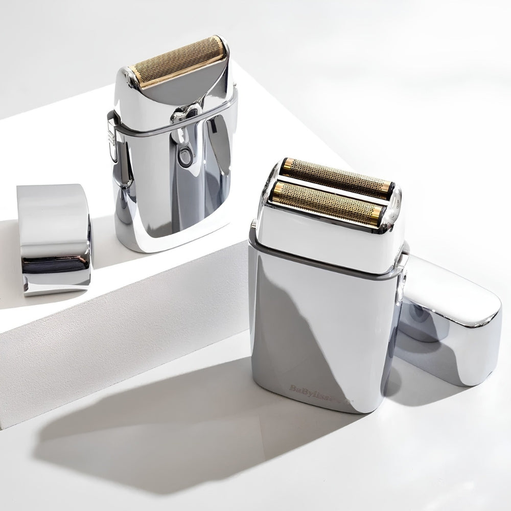 Rasoir métallique à lame unique, sans fil FoilFx01 - Argent