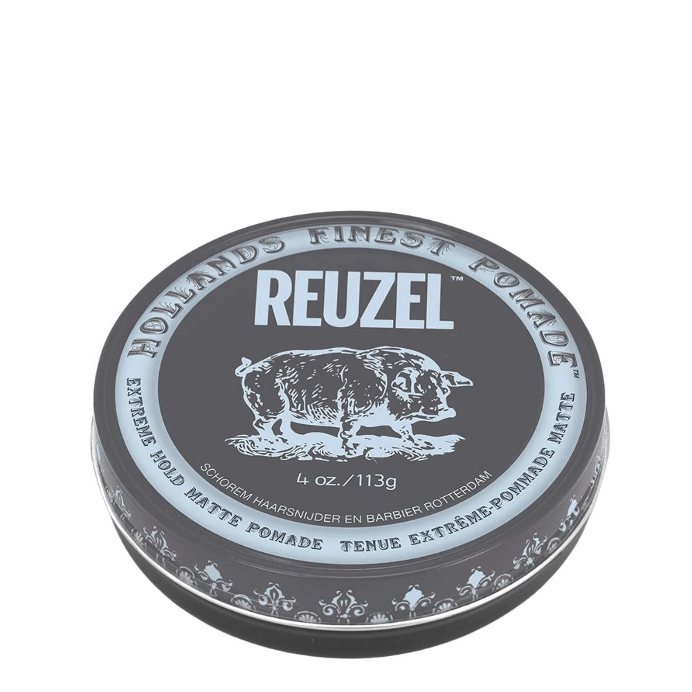 Reuzel - Pommade "Extreme Hold Matte Pomade" - Tenue extrême fini mat (GRISE)