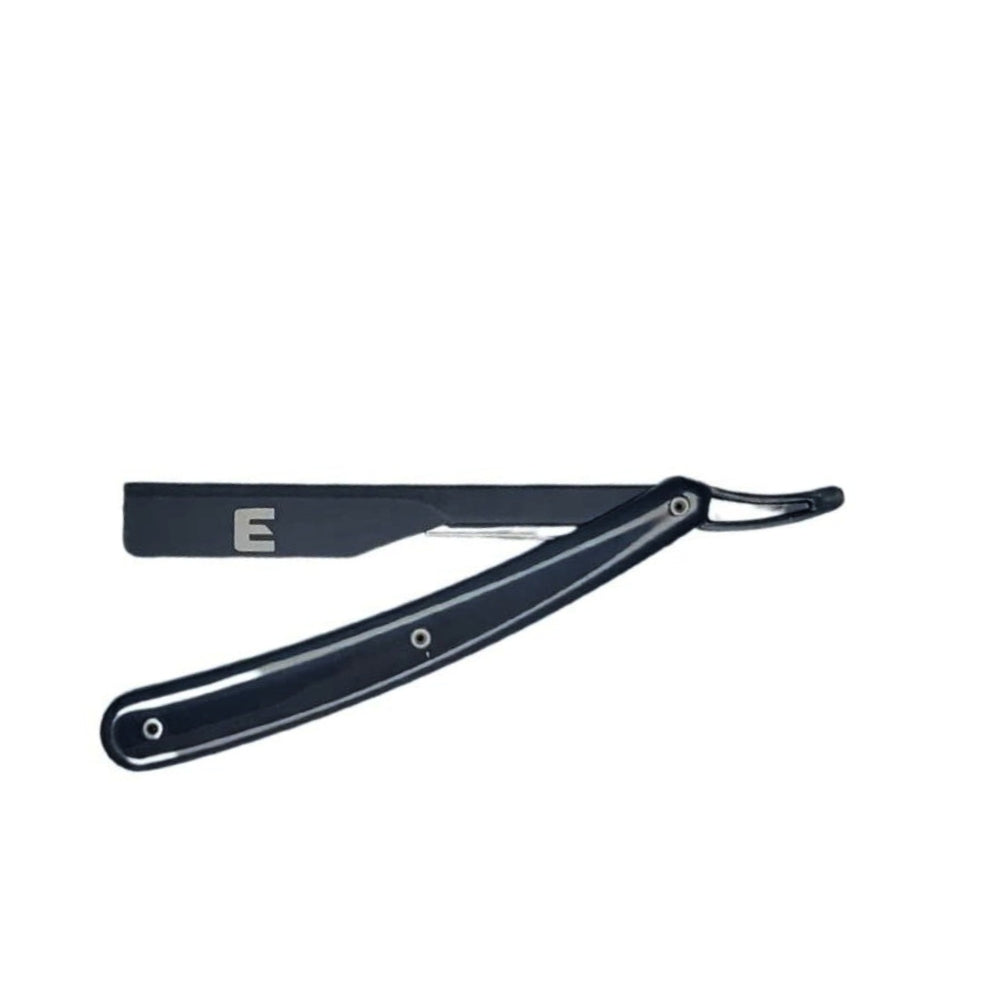 Elegance By Sadapack - Rasoir de barbier à glissière "Shavette" - Noir