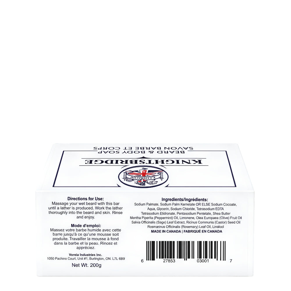 Savon barbe et corps (200g/6.8oz)