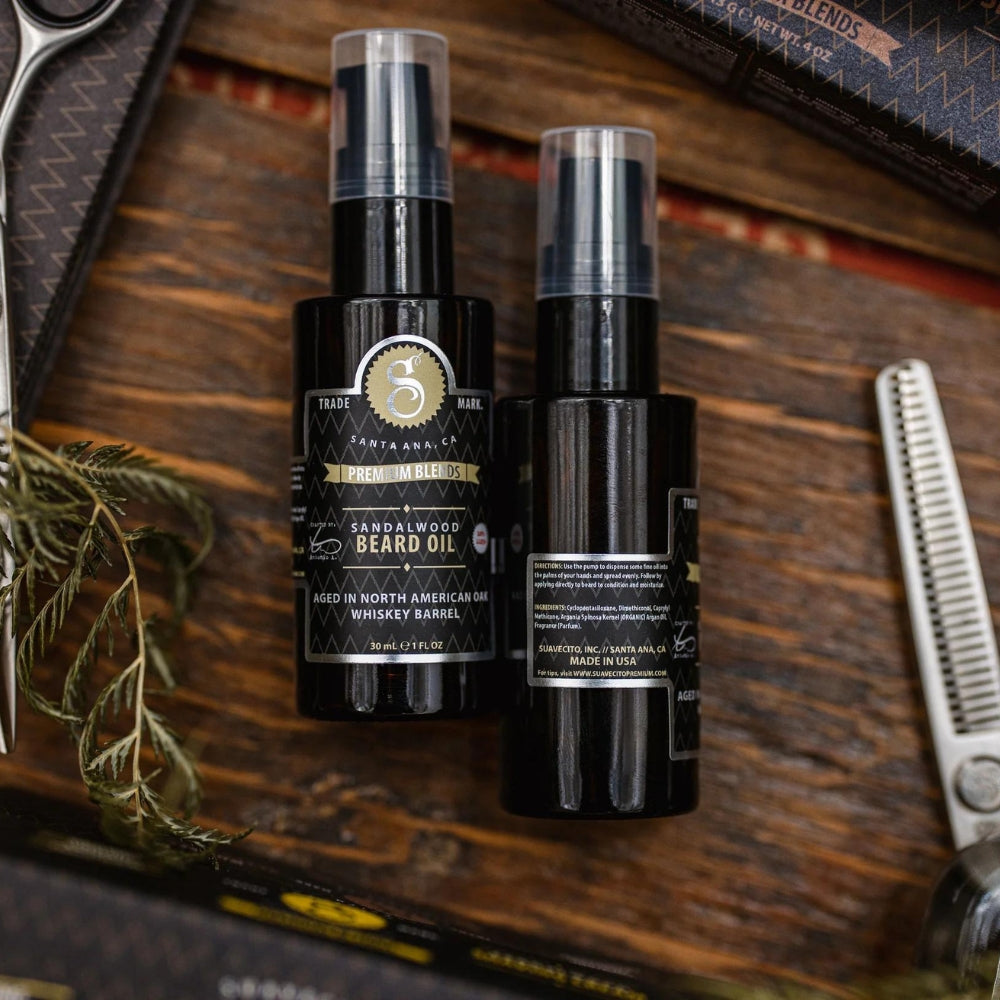 Huile à barbe "Premium Blends Beard Oil" - Bois de santal (30ml/1.0oz)