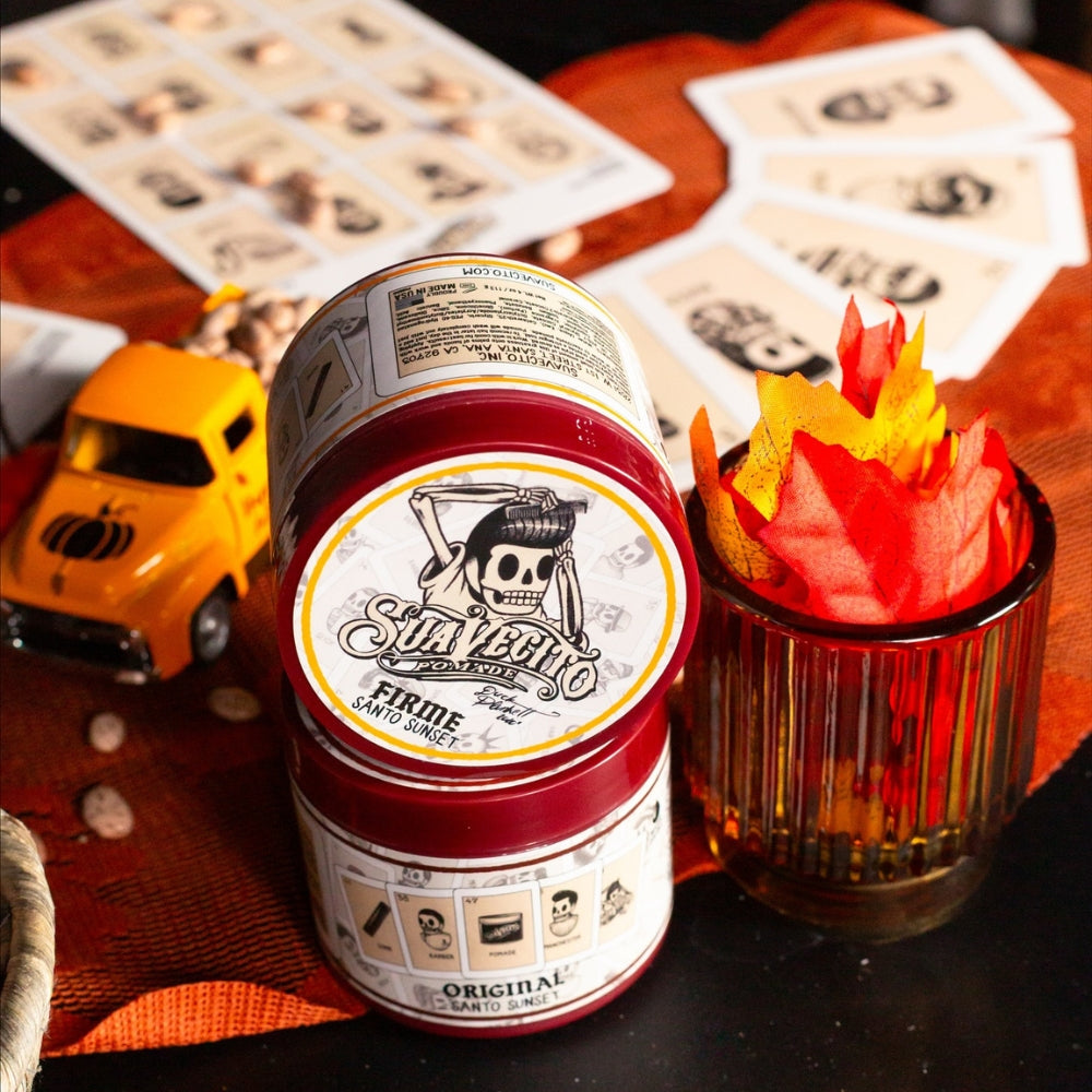 Pommade "Firm Strong Hold" Édition Santo Sunset - Tenue extra forte brillance moyenne (113g/4.0oz)