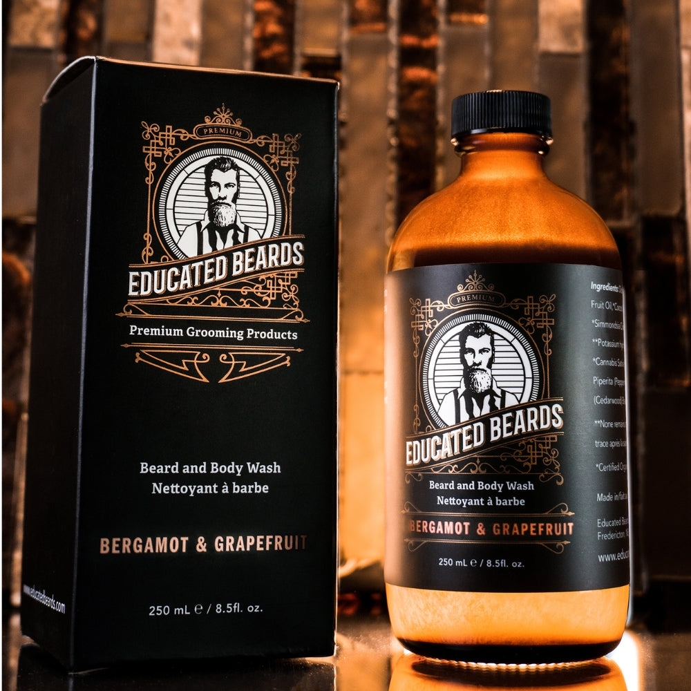 Nettoyant à barbe "Bergamot & Grapefruit" (250ml/8.5oz)