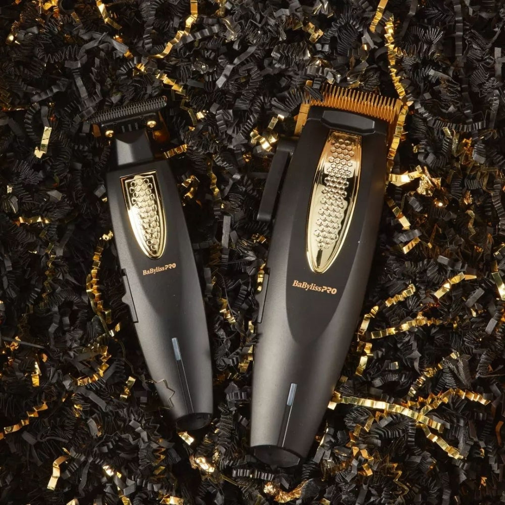 Tondeuse ergonomique avec ou sans fil avec pile lithium-ion "FX773N LithiumFX+" - Or