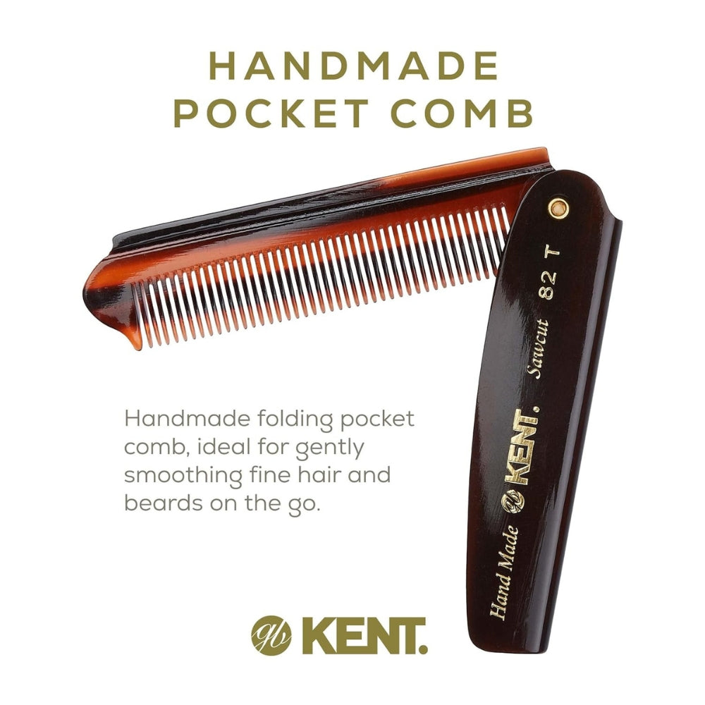 82T Folding Comb,fine (90mm/3.5")