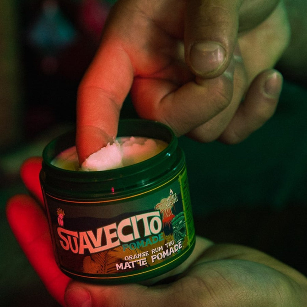 Pommade d'argile "Matte Pomade" - Édition "Orange Rum Tiki" - Tenue moyenne, fini mat (113ml/4.0oz)