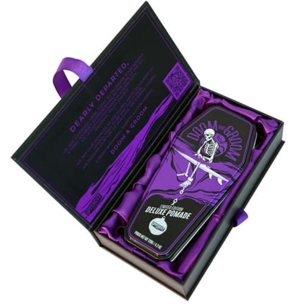 Pommade Deluxe édition limité "Doom & Groom" - Tenue forte et brillance élevé (120g/4.2oz)