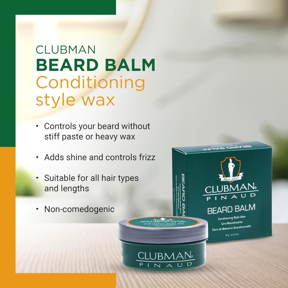 Baume à barbe, cire revitalisante (59g/2.0oz)