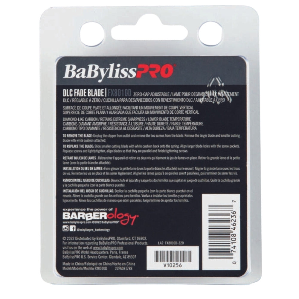 Lame de rechange pour tondeuse FX870, Lame pour dégradé FX8010D DLC - Noir