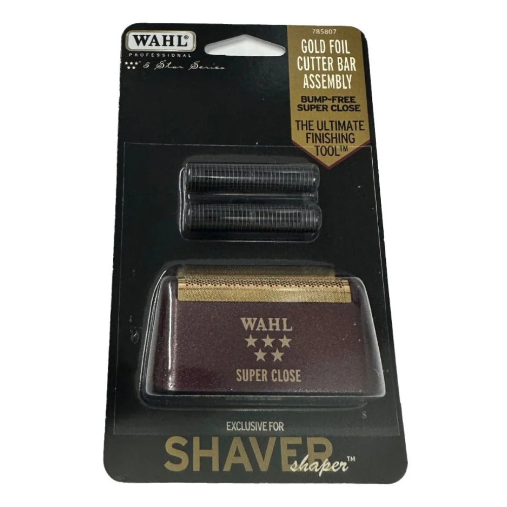 Grille et lames de coupe de remplacement "Super Close" or #53235 - Pour le rasoir Shaper 5 Star modèle No. 55602