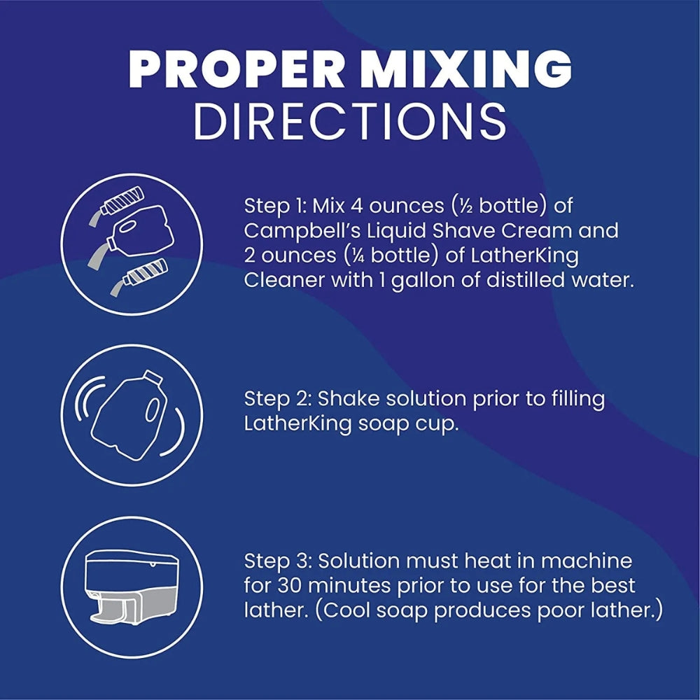 Machine à mousse chaude "LatherKing Next Generation"