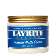 Layrite Deluxe - Crème "Natural Matte Cream" - Tenue moyenne, fini mat
