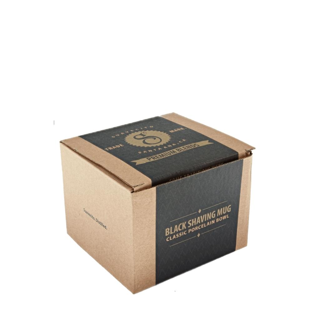 Tasse de rasage, bol de porcelaine classique Premium Blends - Noir