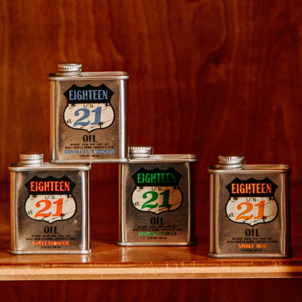 18.21 Man Made - Huile pour la barbe, cheveux et peau "Noble Oud" (60ml/2.0oz)