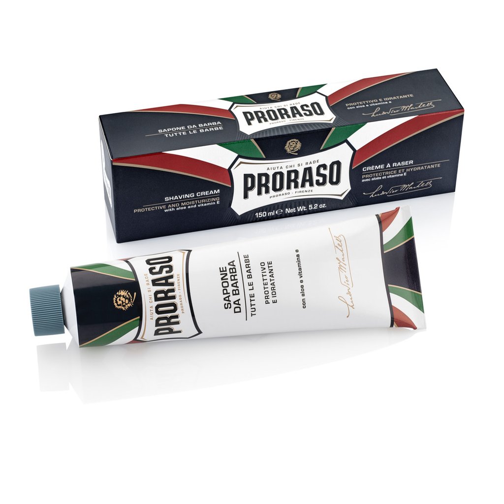 Crème à raser avec aloès et vitamine E (150ml/5.2oz)