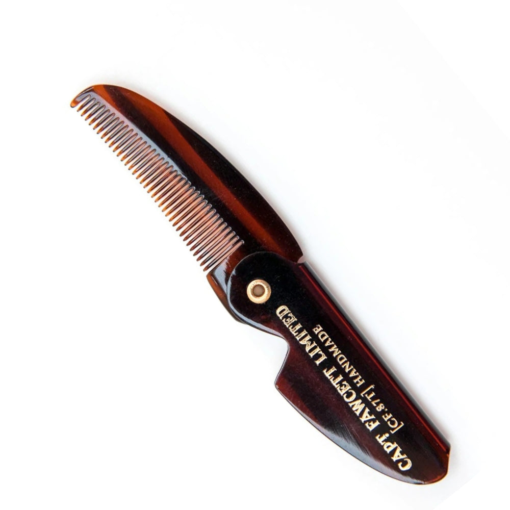 Peigne à moustache de poche pliable CF.87T (117mm/4.6")