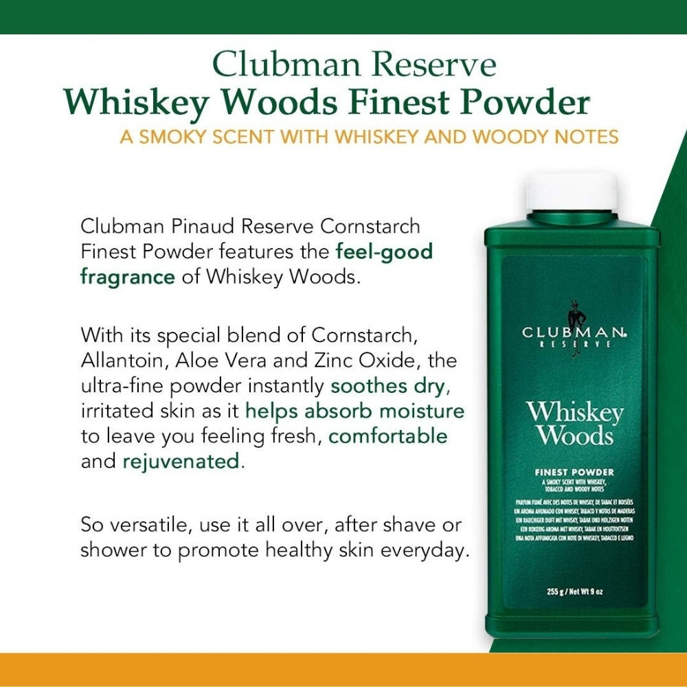 Poudre ultra-fine - Parfum "Whiskey Woods" (255g/9.0oz)