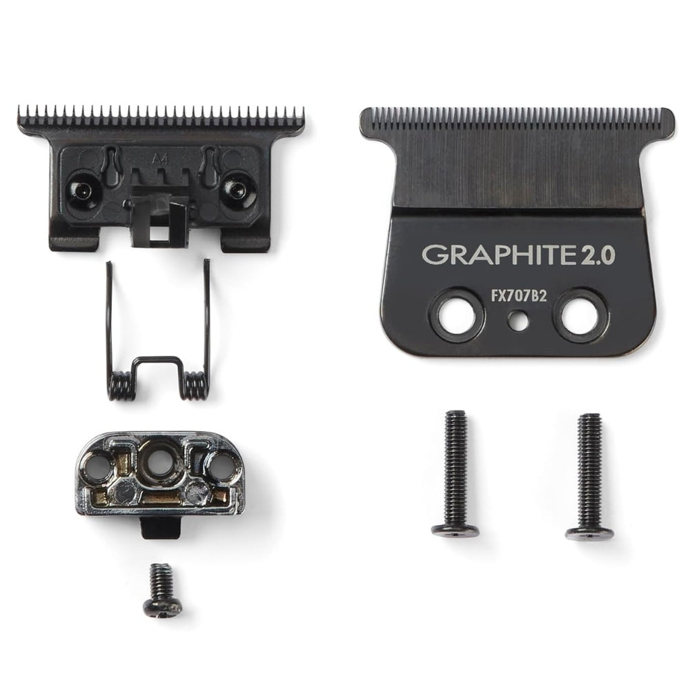 Lame de rechange pour tondeuse FX787 Lame en T à dents profondes de 2mm FX707B2 Graphite - Noir
