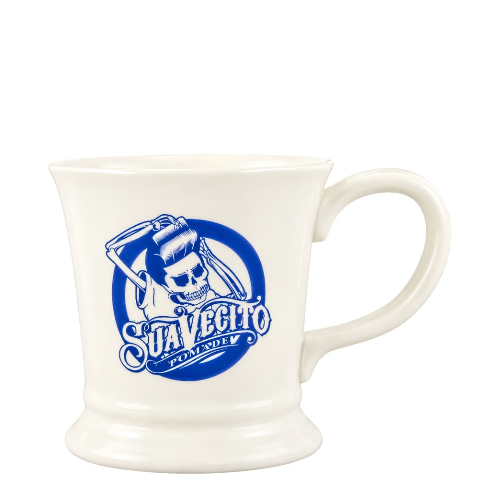 Mustache Ceramic Mug 16oz - White