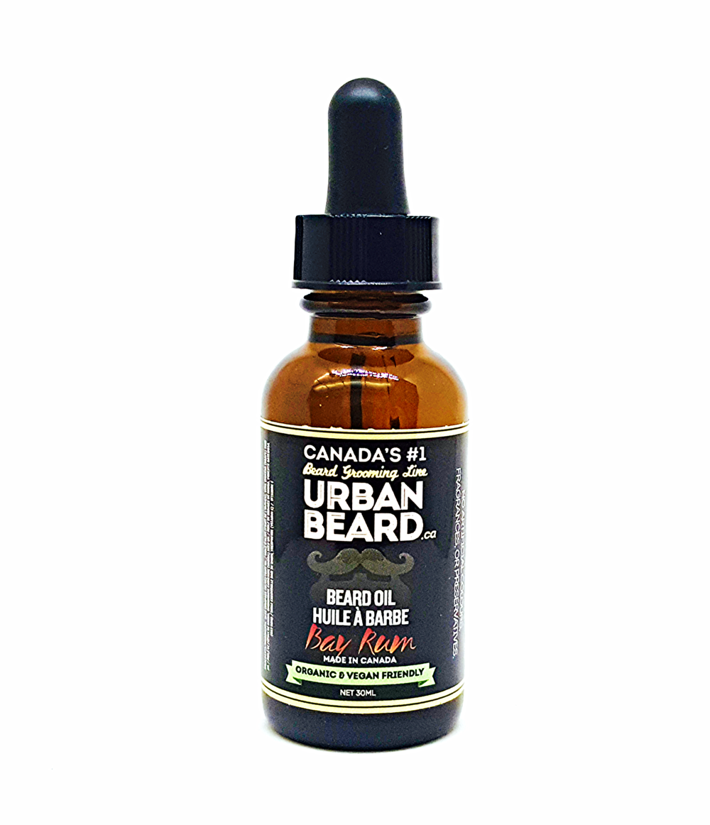 Huile à barbe "BayRum" biologique et végétalien (30ml/1.0oz)