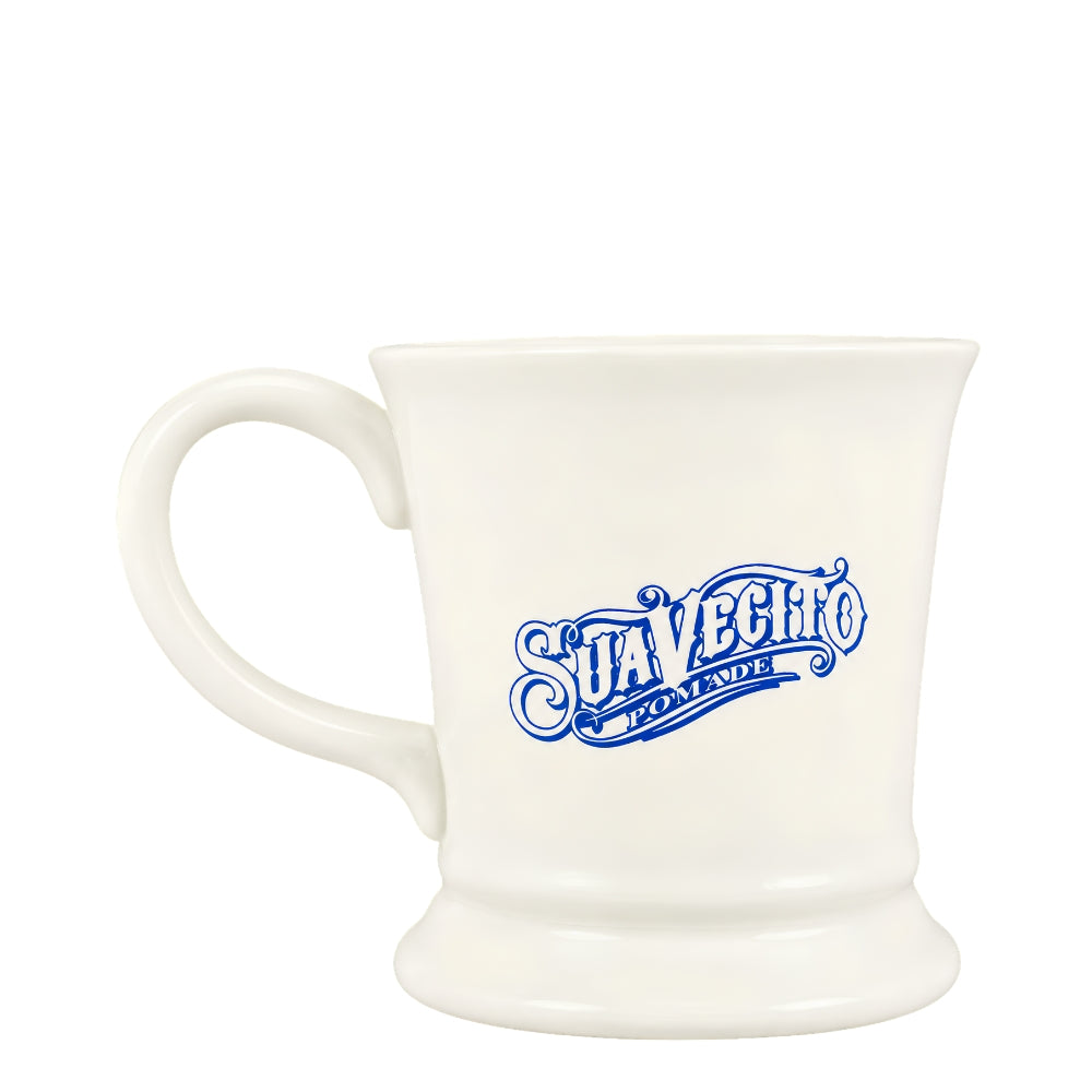 Mustache Ceramic Mug 16oz - White