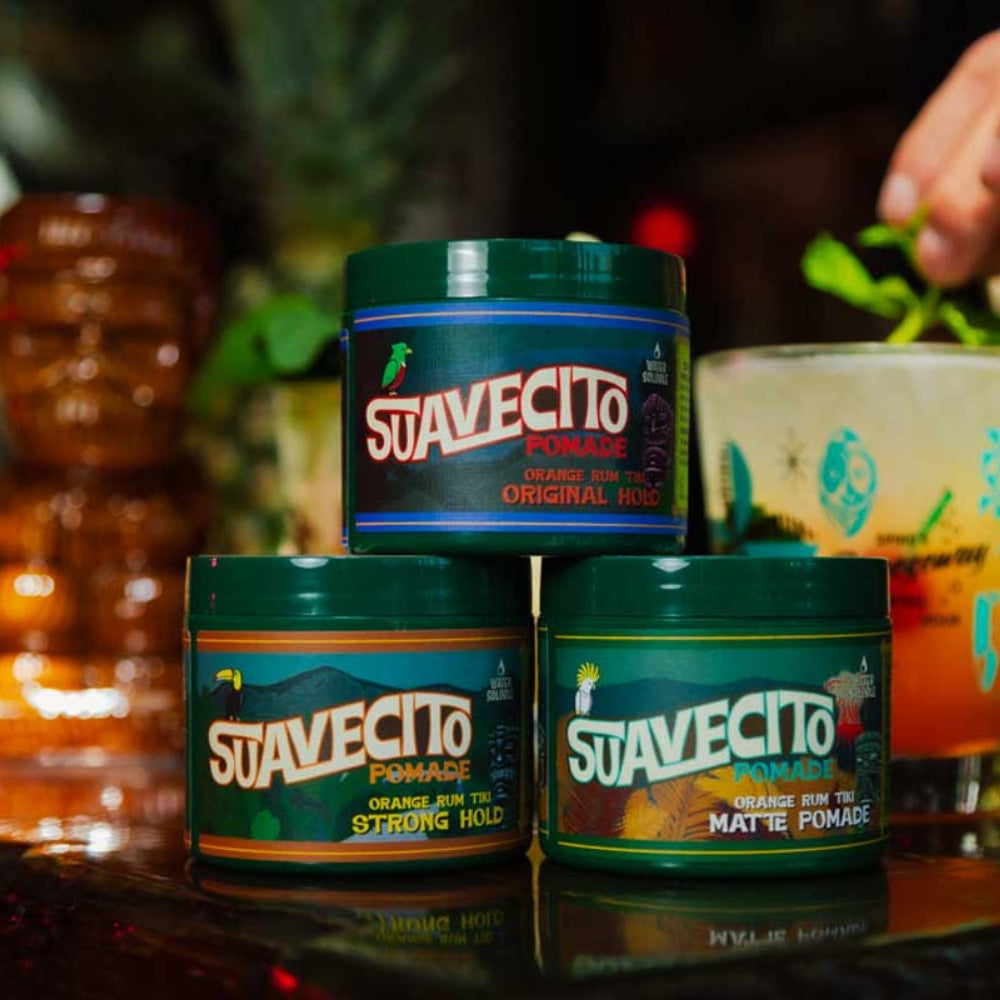 Pommade d'argile "Matte Pomade" - Édition "Orange Rum Tiki" - Tenue moyenne, fini mat (113ml/4.0oz)