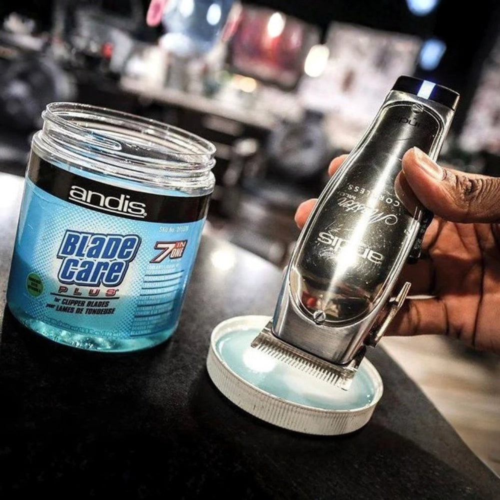 Andis - Nettoyant 7 en 1 en pot "Blade Care Plus" - Pour lames de tondeuses (473.2g/16.0oz)