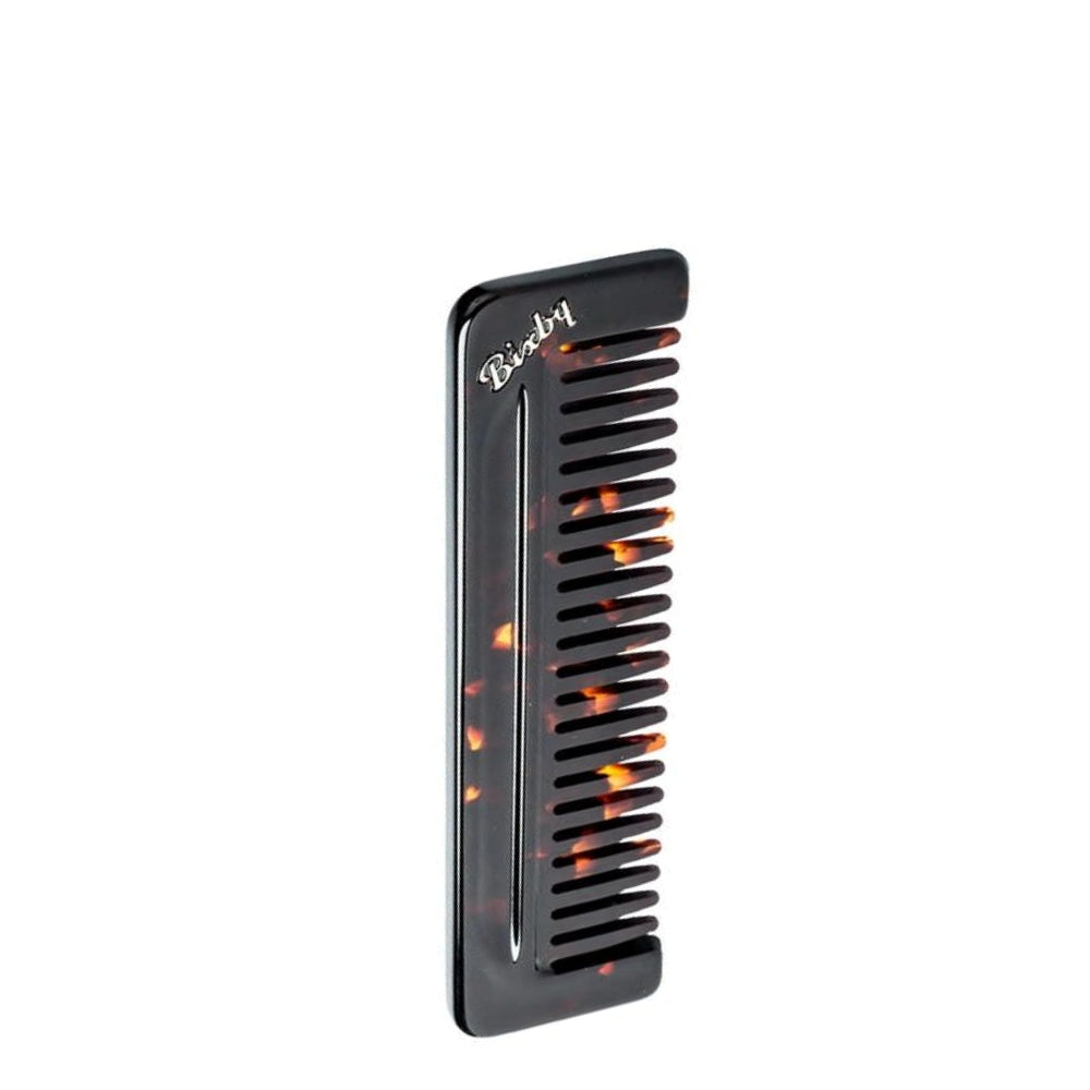 Wide Tooth Comb 3mm Head Gap (133mm/5.24") - Tobacco