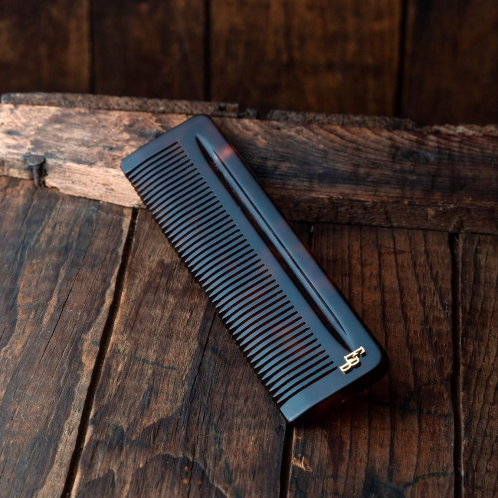 Peigne à barbe en acétate de cellulose (12.7cm/5.5")