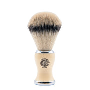 Faux Badger Synthetic Shaving Brush with Faux Ivory Handle - Medium (24mm/0.94")