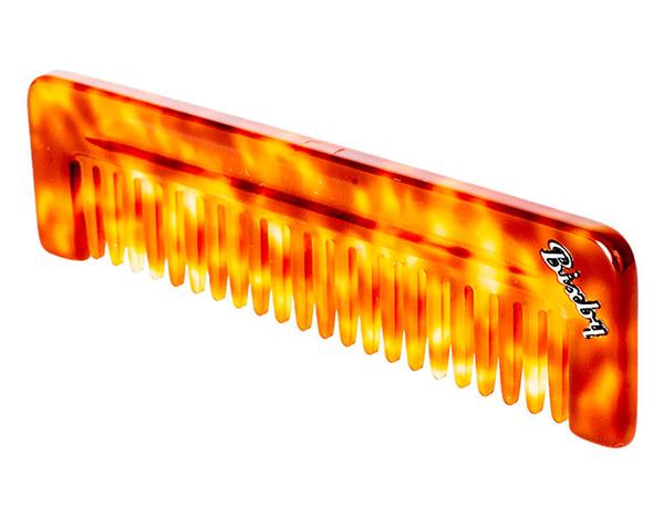 Peigne à large dents 3mm d'espacement (133mm/5.24") - Ambre