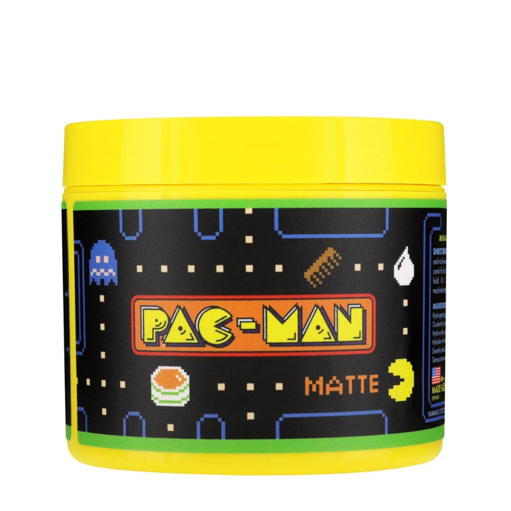 X Pac-Man - Pommade d'argile "Matte Pomade" Édition Power Up Punch - Tenue moyenne, fini mat (113ml/4.0oz)