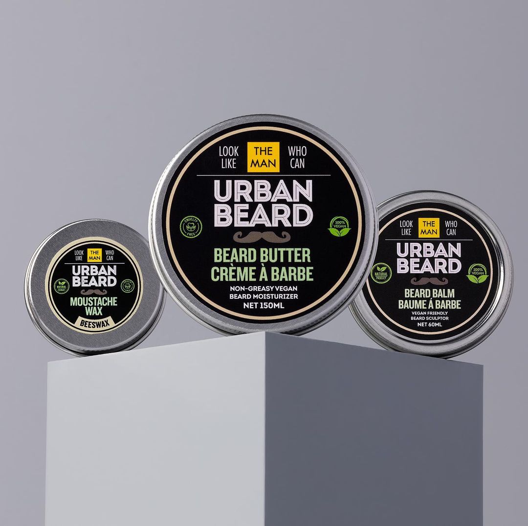 Beurre à barbe "Peppermint" hydratant, végétalien et non grasse (150ml/5.1oz)