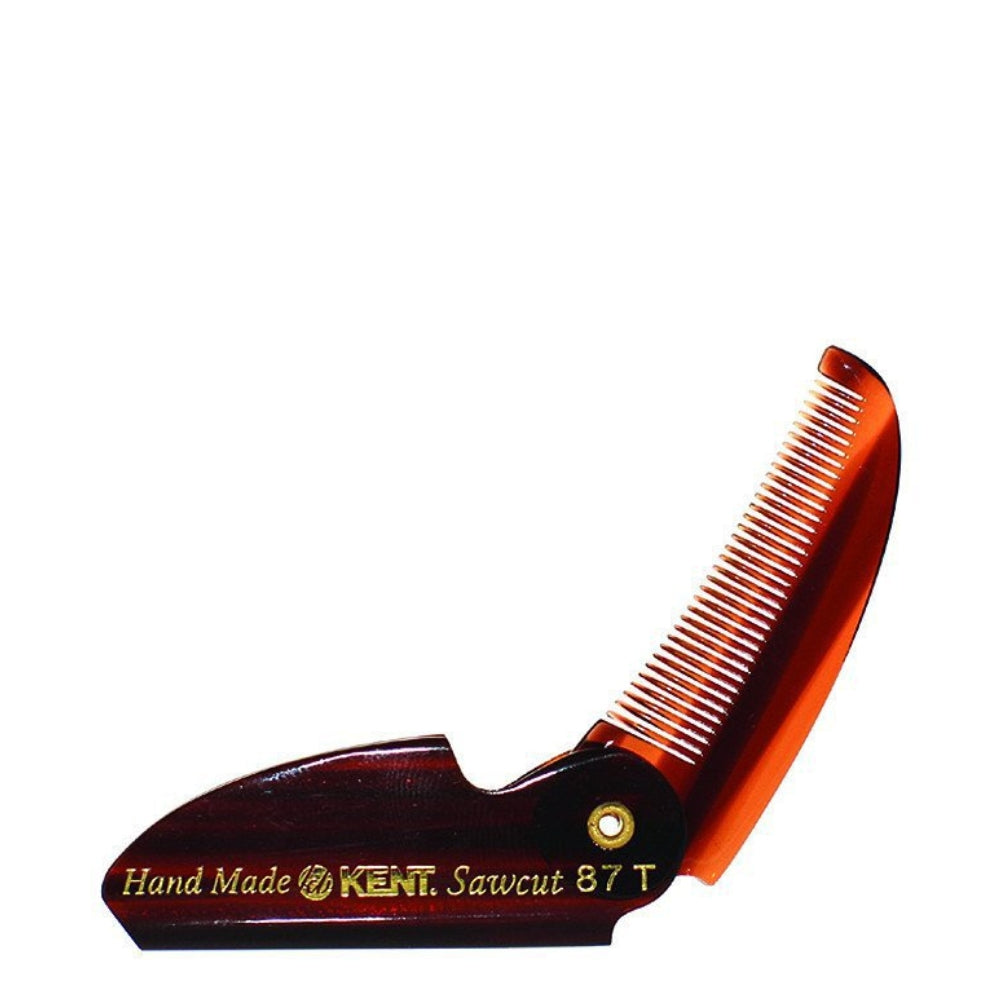 Peigne de poche pliant pour barbe et moustache (117mm/4.6") - 87T