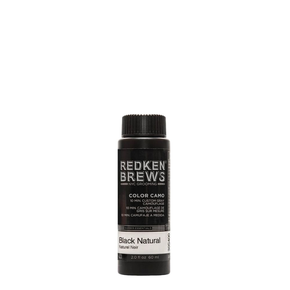 Camouflage des cheveux gris sur mesure "Color Camo" en 5 minutes (60ml/2.0oz) - Naturel noir