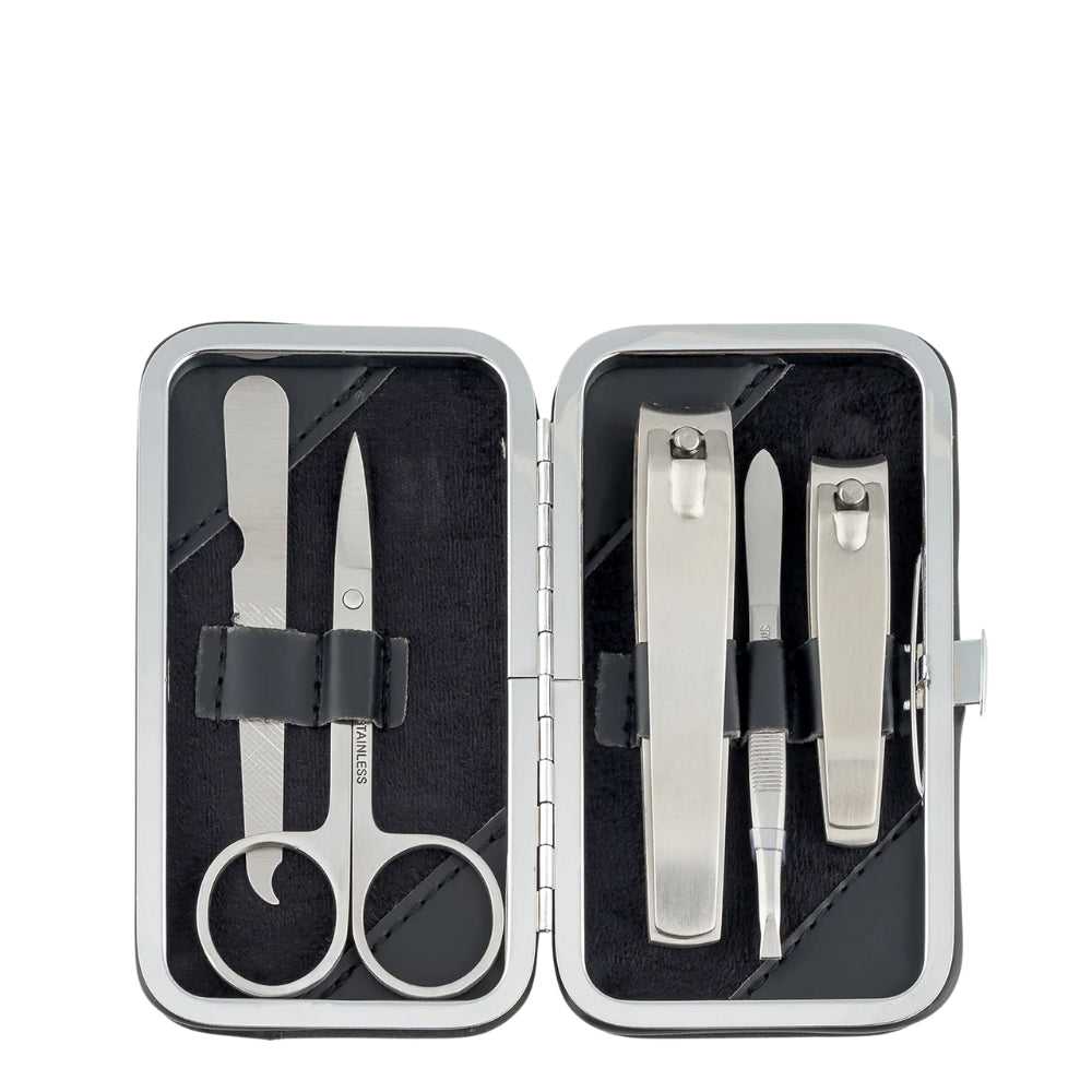 Ensemble de 5 outils de manucure idéal pour le voyage en acier inoxydable