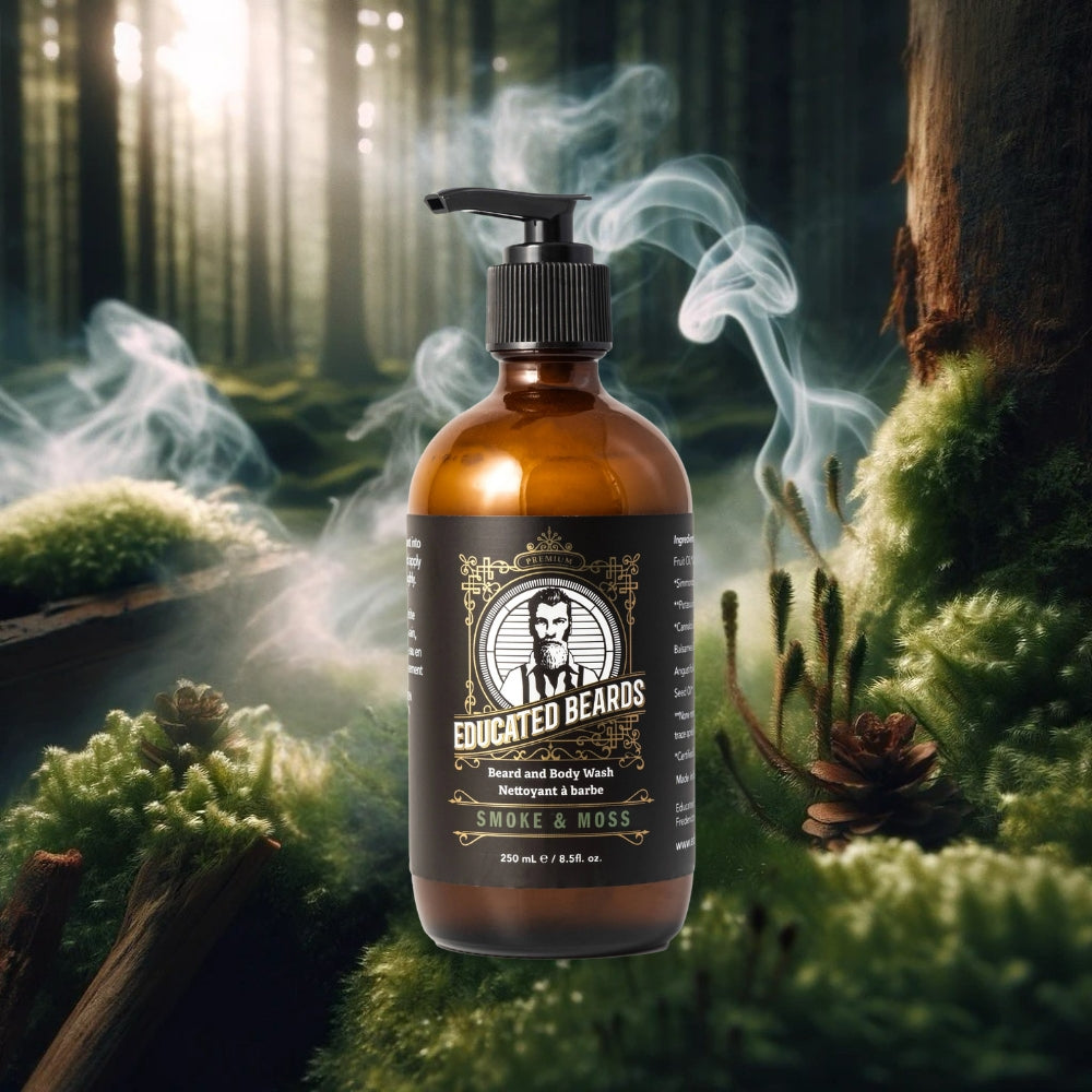 Nettoyant à barbe "Smoke and Moss" (250ml/8.5oz)