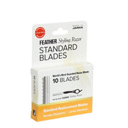 Lames de remplacement "Feather Standard Blades" - Pour les razoir Feather (Paquet de 10)