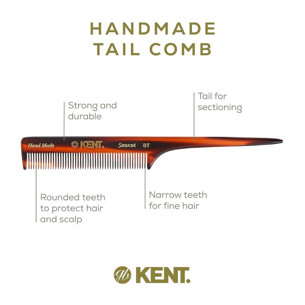 8T Tail Comb, Fine (200mm/7.9")